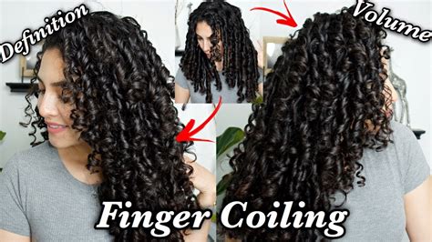 How To Finger Coil Curly Hair For Perfect Spirals Extreme Definition