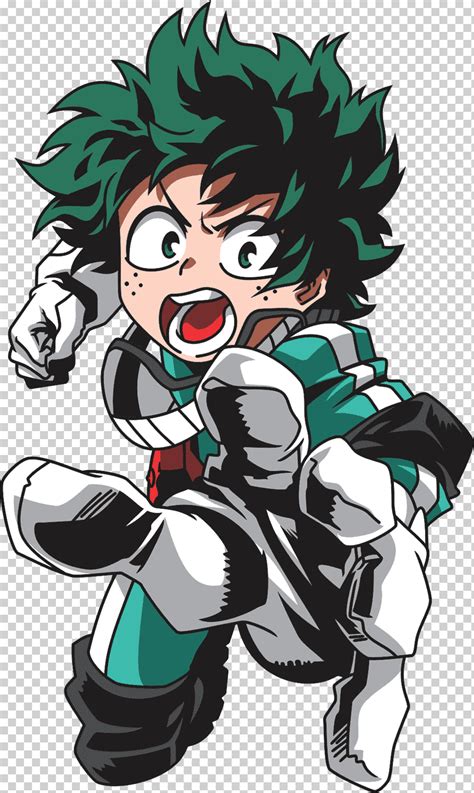 Chico De Pelo Verde Anime Personaje Ilustración Camiseta Mi Héroe