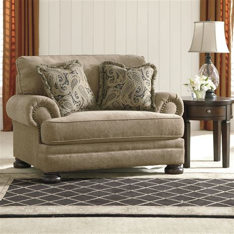 Just what we needed in our great room. Signature Design by Ashley Dozier Chair and a Half & Reviews | Wayfair