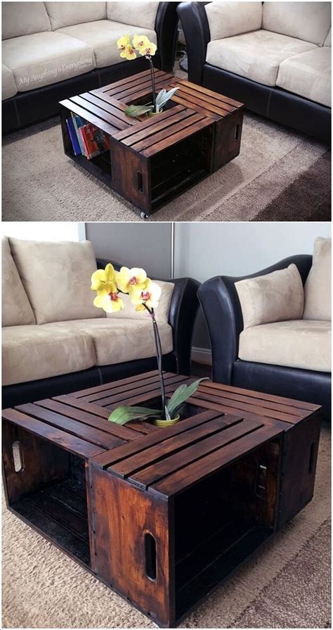 36 Inspiring Diy Wooden Furniture Projects Wooden Crate Furniture