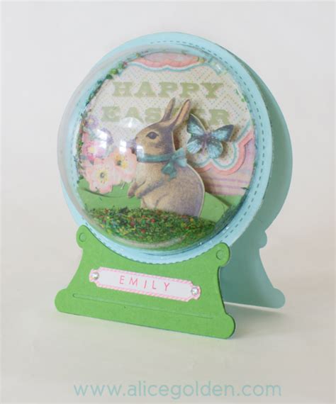 Easter Snow Globe Place Card Snow Globes Crafts For Kids Place Cards