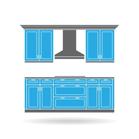 Best Wood Kitchen Cabinets Illustrations Royalty Free