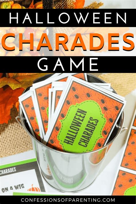 Halloween Charades Confessions Of Parenting