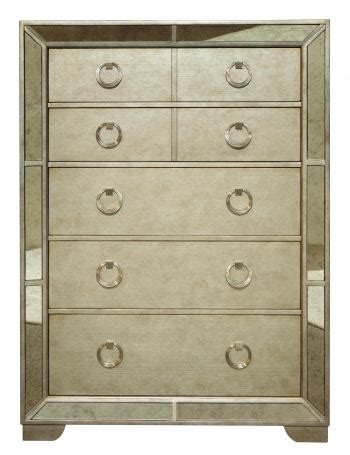 Shop our amazing online prices. Pulaski Farrah 5 Drawer Chest with Mirror Panels in ...
