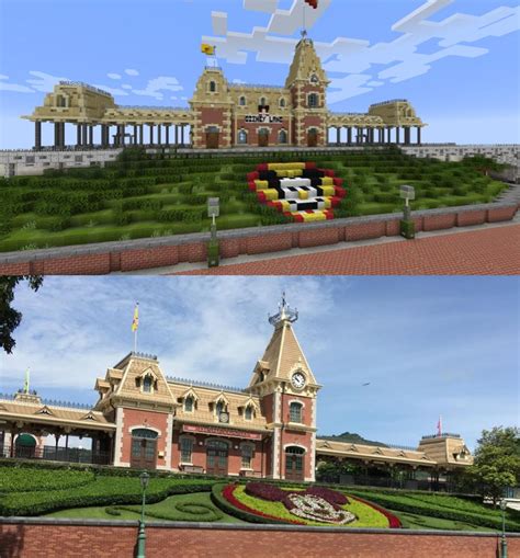 My Disneyland Entrance Build Minecraft