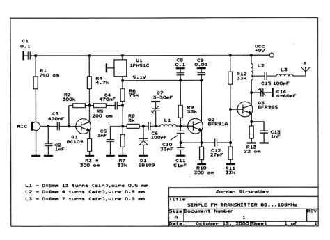 Fm Transmitter Rf Amplifier Circuit Diagram