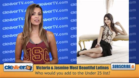 Victoria Justice And Jasmine V Make Top 25 Most Beautiful Latino Stars Under 25 Youtube