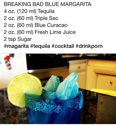 The Tipsy Bartender Breaking Bad Blue Margarita Alcohol Recipes