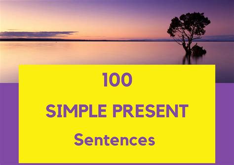 Sentences Of Simple Present Tense Boost Your English