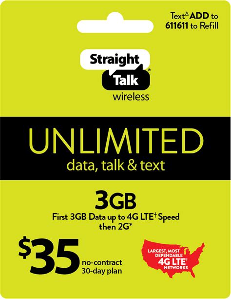 Maybe you would like to learn more about one of these? Straight Talk $35 Unlimited 30-Day Plan (with up to 3GB of data at high speeds, then 2G*) (Email ...