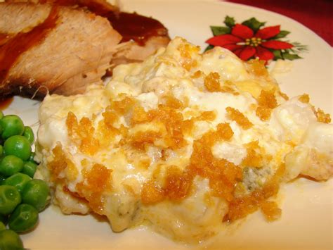 This cheesy o'brien potato casserole is one of those recipes you throw all the ingredients together making a quick and easy side dish to take along to any gathering. A Bear in the Kitchen: My Potato Casserole