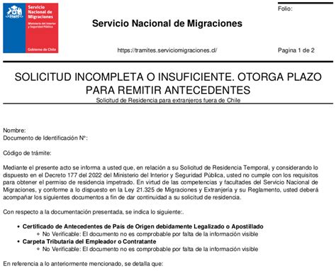 Carta Explicativa Solicitud Visa Definitiva Chile Reverasite