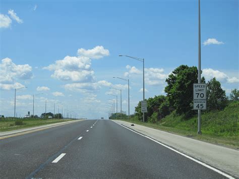 Illinois Interstate 57 Southbound Cross Country Roads