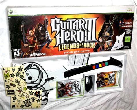 Guitar Hero Iii Legends Of Rock Wired Bundle Xbox 360 For Sale Online Ebay