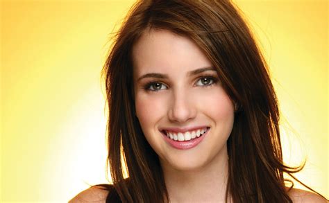 Emma Roberts Glance Face Brunette Girl Hair Brown Haired Hd Wallpaper Rare Gallery