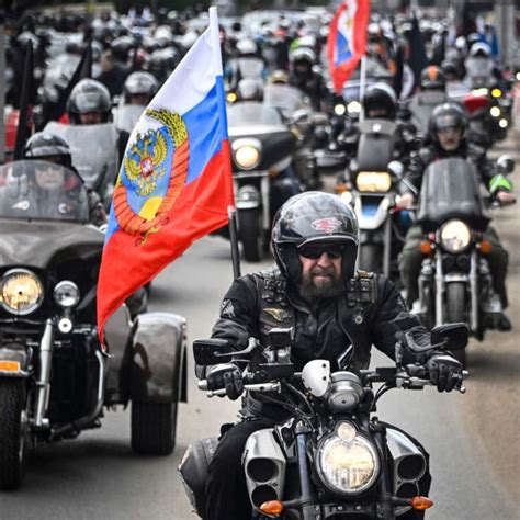 Pro Putin Bikers Launch ‘patriotic’ Rally In Moscow Bound For Berlin