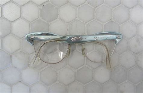 50s Eye Glasses 1950s Vintage Eyeglasses Blue By Bluefennel Cat Eye Glasses 1950s Vintage