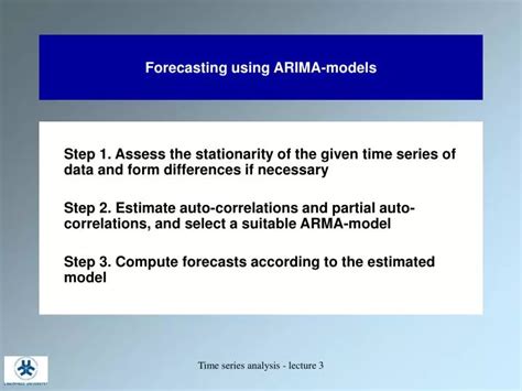 Ppt Forecasting Using Arima Models Powerpoint Presentation Free