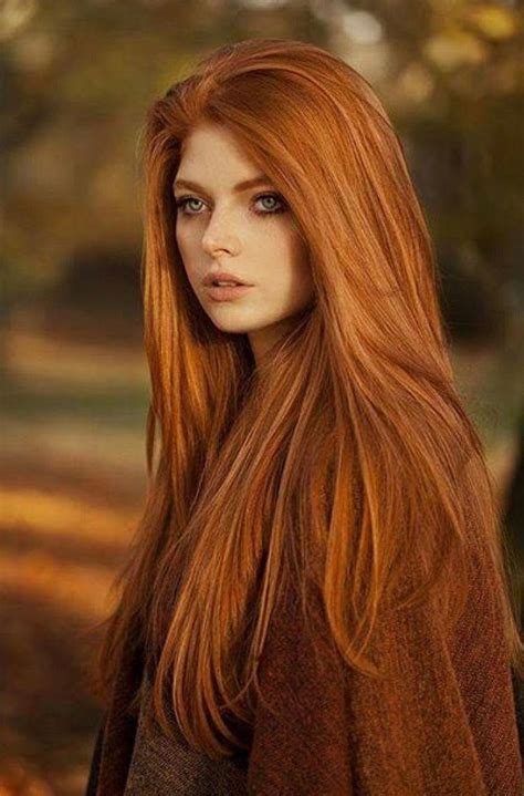 Haircolor Coloraci N Long Red Hair Curly Hair With Bangs Girls With
