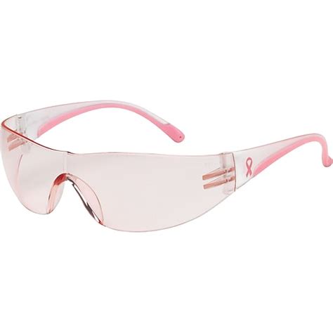 Bouton® Optical Safety Glasses Eva™ Pink Clear Frame Light Pink Lens Anti Scratch Coating
