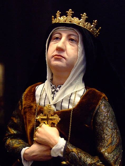 Historical Portrait Figure Of Queen Isabella Of Spain By Artist George