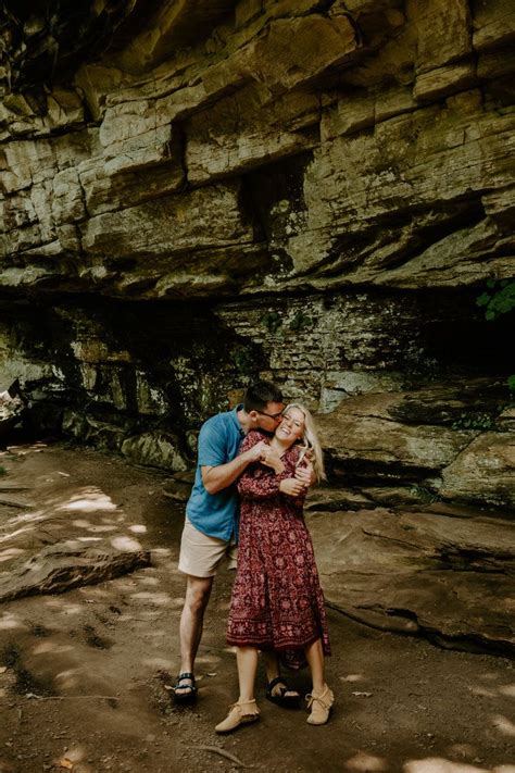 Adventure Lake And Waterfall Engagement Session In Tennessee — Allie Chambers Engagement