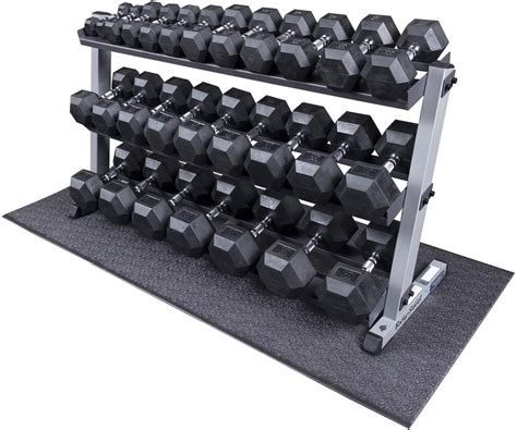 Heavy Duty Dumbbell Set With Rack 5 70 Lbs Pairs Dumbbell Set With