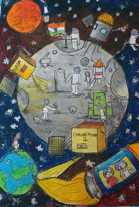 Space Exploration Art Starts For Kids