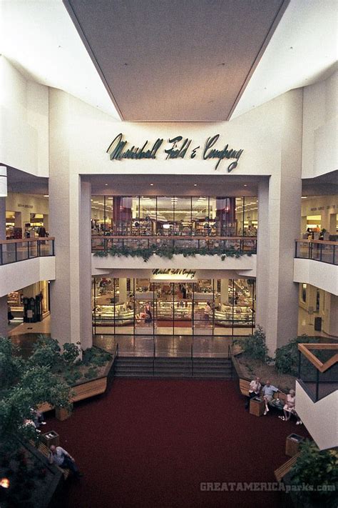 Marshall Field And Company Shopping Mall Interior Mall 80s Interior