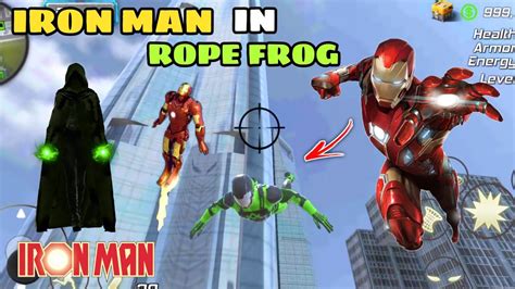 Ironman In Rope Frog Ninja Hero Rope Frog Ninja Hero Rope Frog