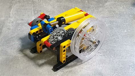 Großer Lego Pneumatik Motor V2 Building Instruktions Youtube