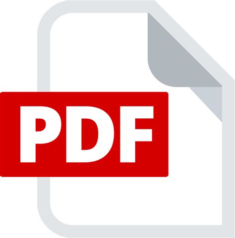 Pdf File Icon With Transparent Background 17178030 PNG
