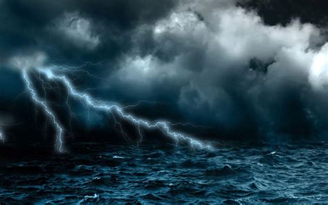 Storm At Sea Wallpaper
