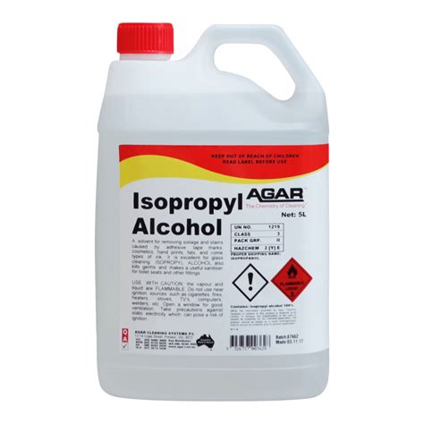 Isopropyl Alcohol Agar Cleaning Systems