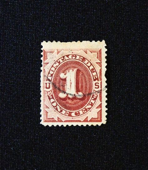 Us 1 Cent Red Brown Postage Due Stamp United States Scott J Stamps