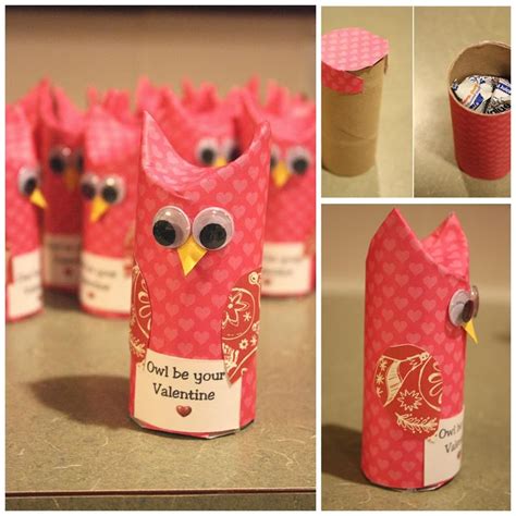 Valentine Owl Craft Toilet Paper Roll Paper Craft Company