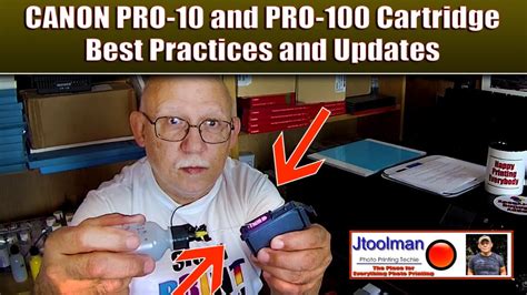 Canon Pro 10 And Pro 100 Cartridge Best Practices And Updates Youtube