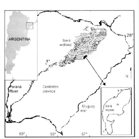 Location Of The Iberá Lagoon In The Corrientes Province Argentina And