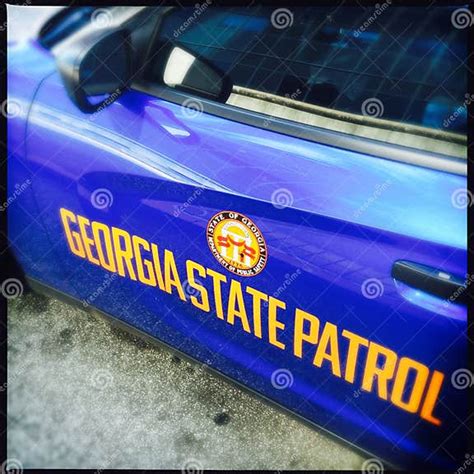 Georgia State Patrol Car Editorial Stock Photo Image Of Protection