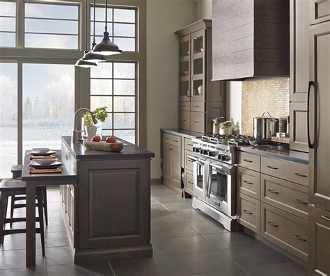 There is no standard size you must lean on. Gray Kitchen Cabinets with Island - Decora Cabinetry
