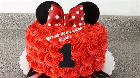Pastel De Minnie Mouse 🎀 Pastel De Mimi Roja Minni Mouse Cake Youtube
