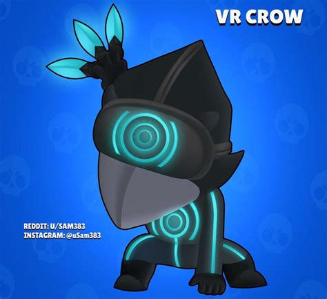 Crow is a brawler which was launched in august of the year 2017, forming part of the first brawlers included within the game brawl stars. SKIN IDEA VR Crow : Brawlstars