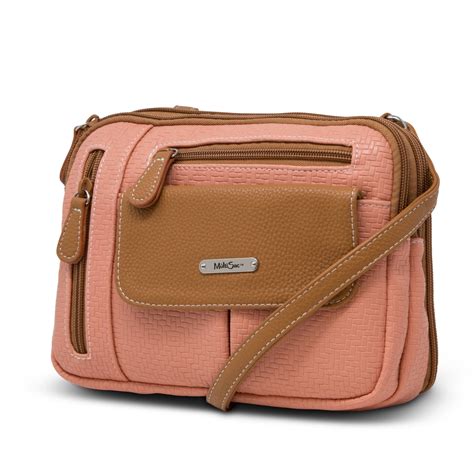 Multisac Zippy Triple Compartment Crossbody Bag For Women