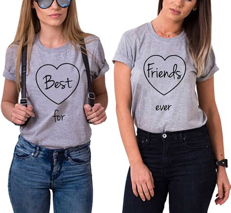 Bff Shirts Best Friend Forever T Shirts Cute Matching 2