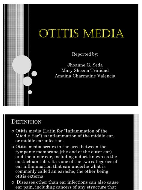 Otitis Media Pdf Ear Otorhinolaryngology