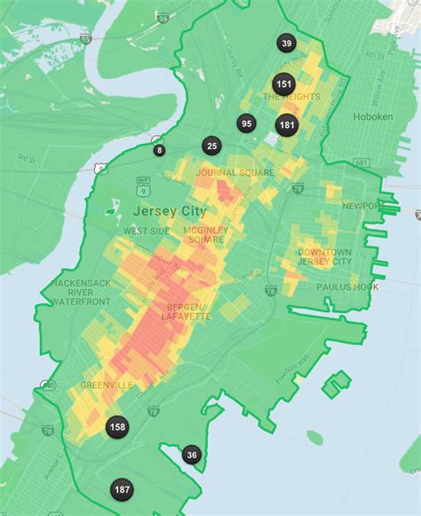 Exploring Jersey City Neighborhoods A Comprehensive Guide Map Of The Usa