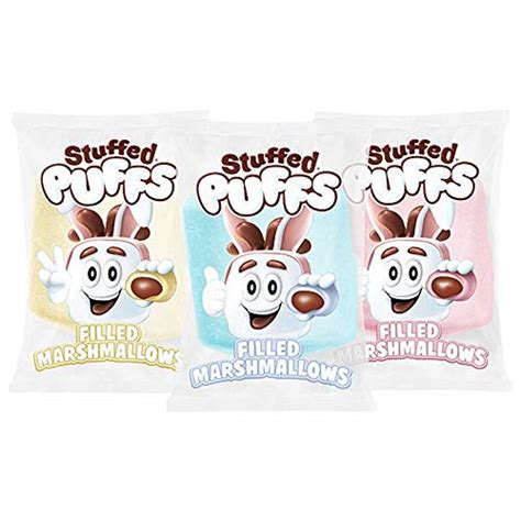 Stuffed Puffs Classic Milk Chocolate Pastel Easter Singles 3 Pack