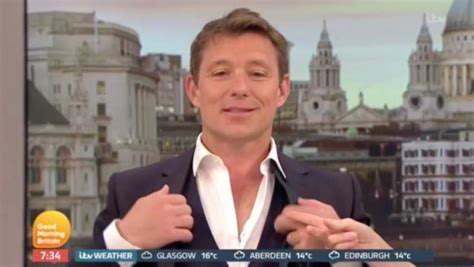 Good Morning Britain Turns Kinky As Ben Shephard Strips Live Before Watershed Daily Star