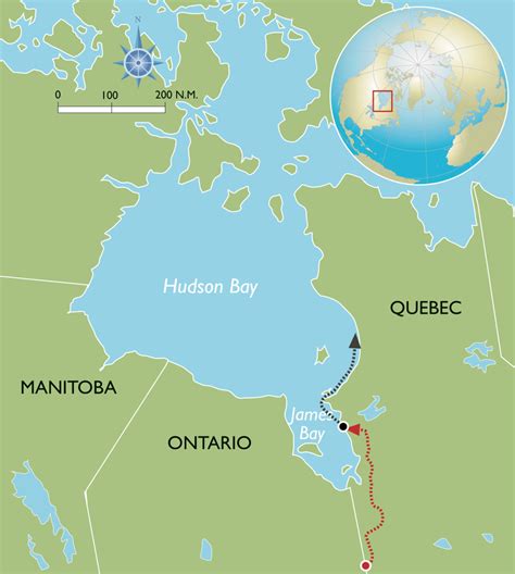 Detailed Map Of Hudson Bay