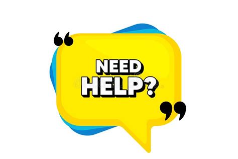 Need Help Symbol Support Service Sign Vector Stock Vector
